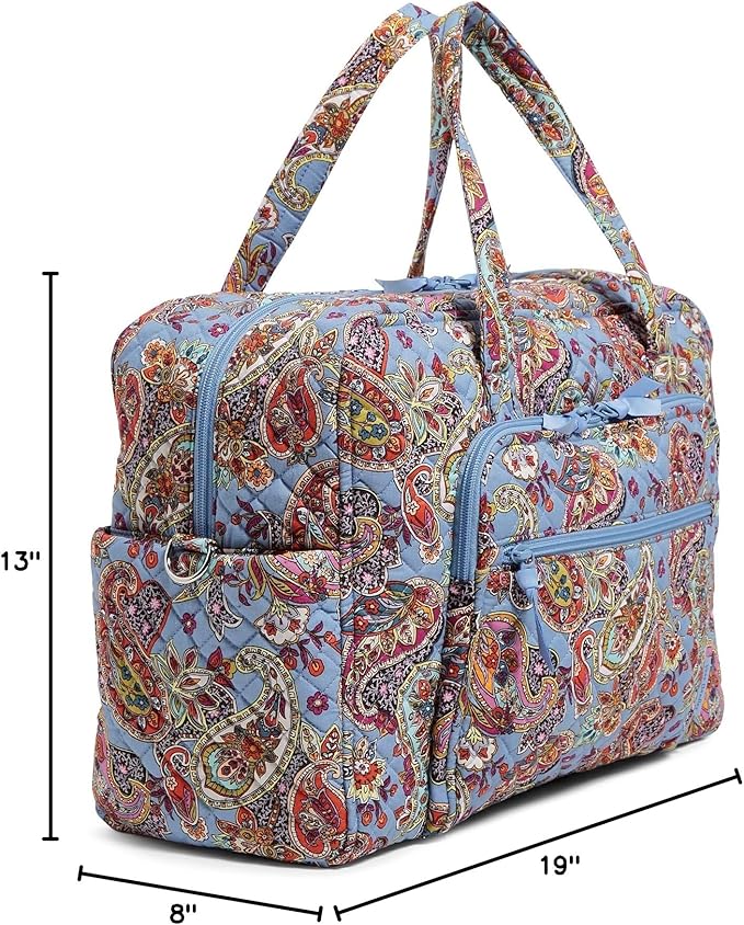 Vera Bradley womens Cotton Weekender Travel Bag