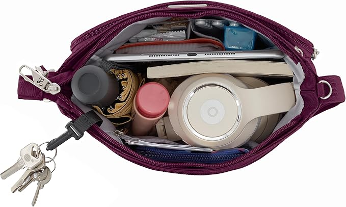 Travelon Anti-Theft Classic North/South Crossbody Bag