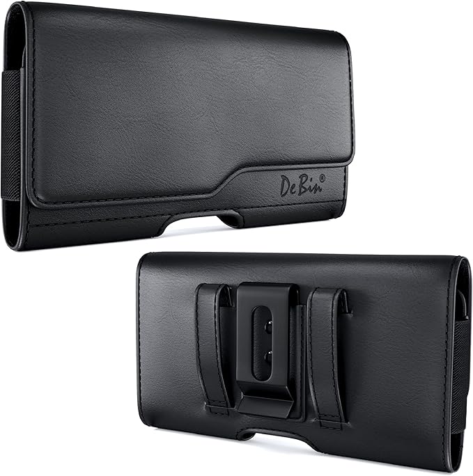 iPhone 13, 13 Pro Cell Phone Belt Holster Case with Credit Card Holder