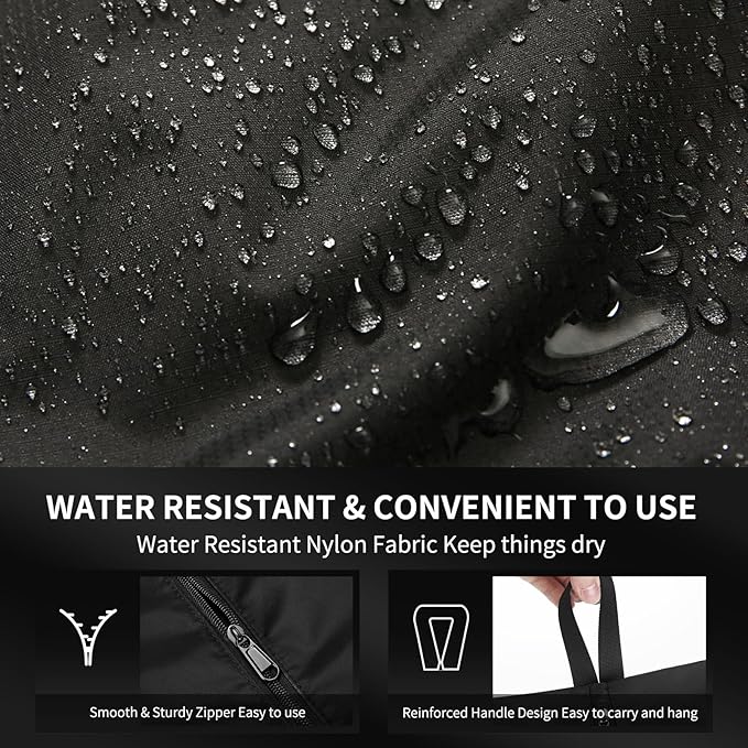 Yupoxiu Smell Proof Cleat Bag - Odor Absorbing, Water-Resistant & Lightweight Shoe Organizer for Soccer, Golf, Gym, Travel Shoe Bag