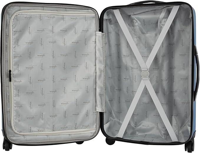 Wrangler Quest Luggage Set, Vallarta Blue, 3 Piece Set (30"/26"/22")