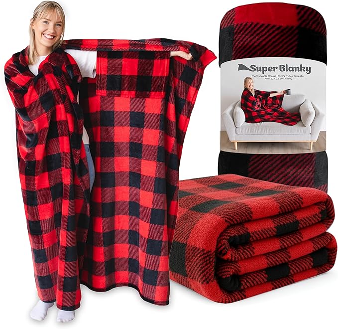 Wearable Blankets for Women, Adult Wearable Blanket Men, Mother's Day Gifts for Her, Wife Birthday Gift Ideas