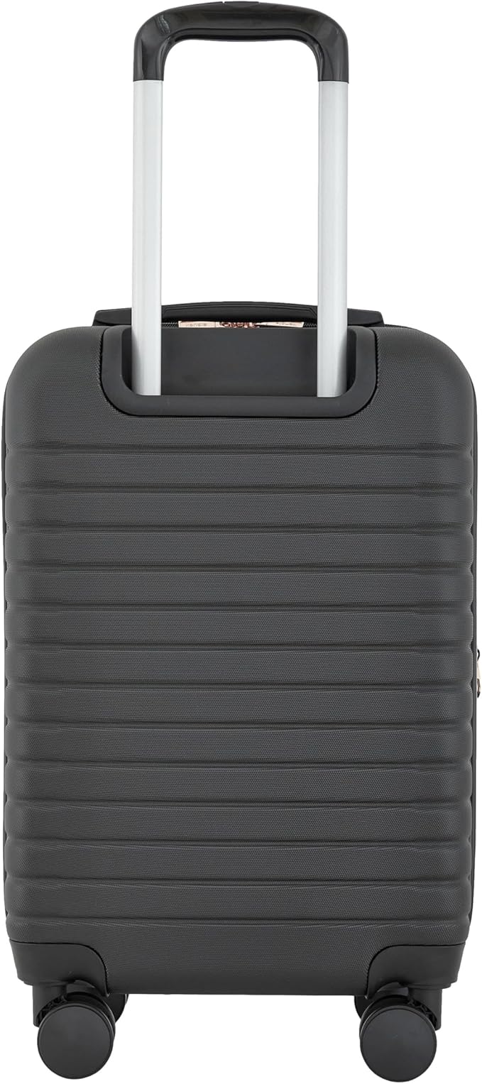 kensie 22" Graceful Hardside Carry-On Luggage, Black