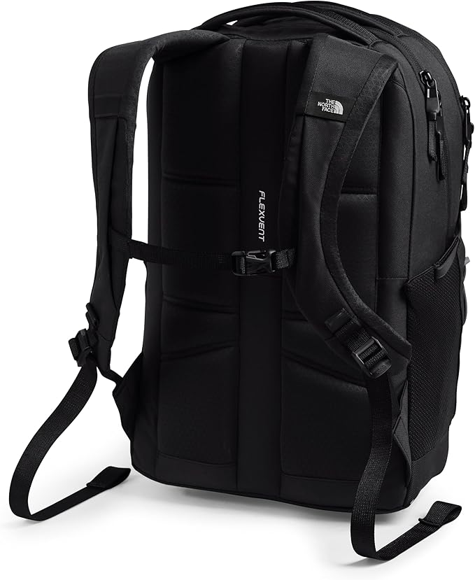 The North Face Women's Jester Everyday Laptop Backpack - Commuter Travel Bag, Laptop Sleeve, Water-Repellent, TNF Black-NPF, One Size