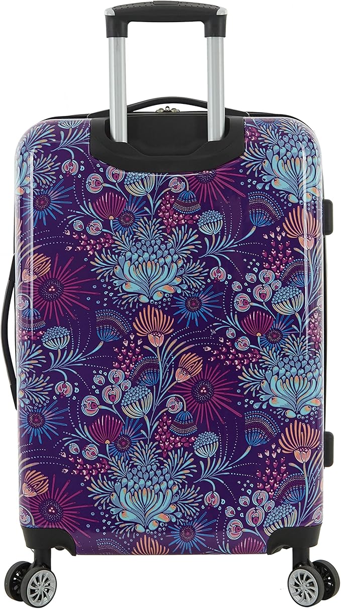 Travelers Club Unisex Bella Caronia Deluxe 20", 3 Piece, or 7 Piece Luggage & Travel Accessories Set Jardin