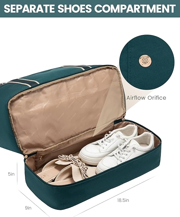 LOVEVOOK Travel Duffle Bags for Women, 45L carry on weekender bags, personal item travel with Toiletry
