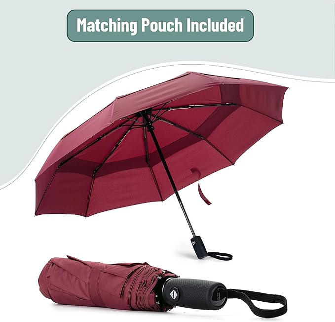 Mr. Pen- Windproof Travel Umbrella, Automatic Umbrellas for Rain, Compact