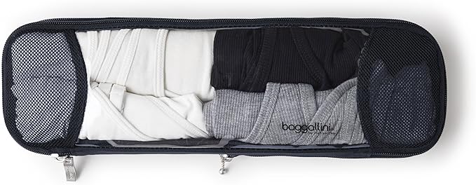 Baggallini Long Compression Cube - Lightweight Compression Packing Cube for Travel