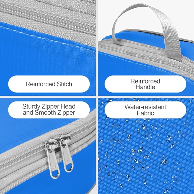 Cambond Compression Packing Cubes for Travel Women - Lightweight Luggage Organizers Bag Packing Cubes for Carry on Suitcases