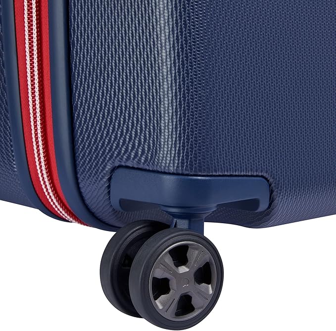 DELSEY PARIS Chatelet Air 2.0 Hardside Luggage with Spinner Wheels, Navy, Carry on Plus 20 Inch