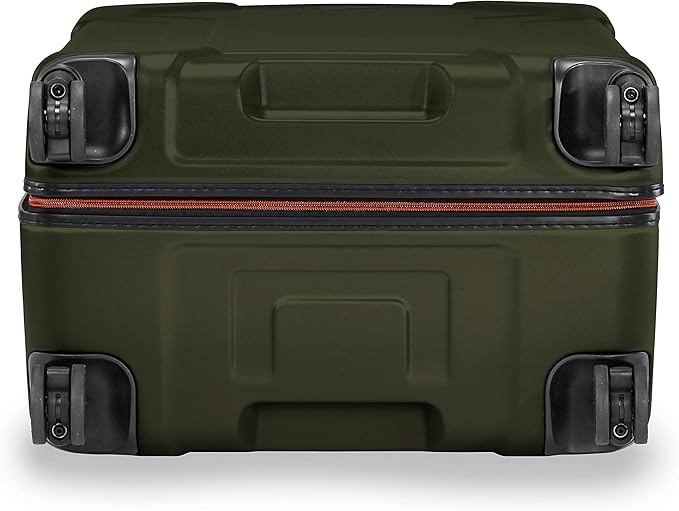 Briggs & Riley 30" Large Spinner - Checked Luggage for Travel, Suitcases with Wheels, Hardside Rolling Bag for Men & Women, Self-Repairing Zipper - Torq Collection, Hunter Green