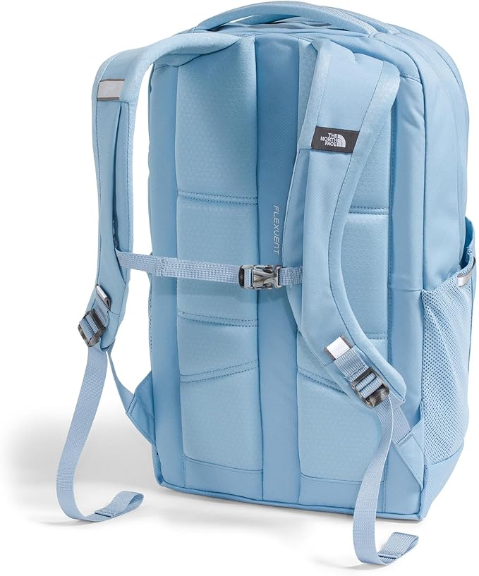The North Face Women's Jester Everyday Laptop Backpack - Commuter Travel Bag, Laptop Sleeve, Water-Repellent, Steel Blue, One Size