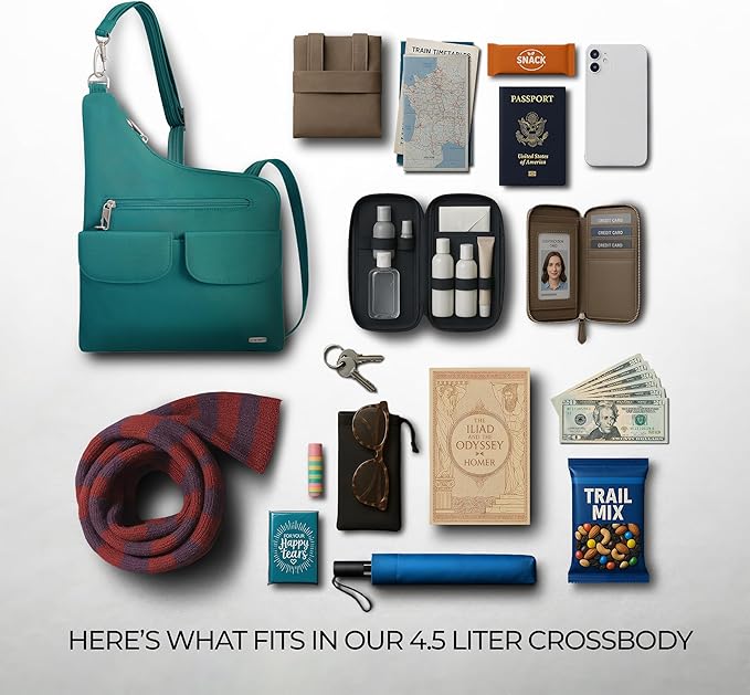 Travelon Anti-Theft Classic Crossbody Bag