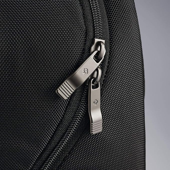 Samsonite Kombi Business Backpack – Ballistic Nylon, 15.6” Laptop Compartment, Tablet Pocket, SmartSleeve™, Multi-Pocket Organizer, Padded Straps & Back, Top Handle, Fleece-Lined Accessory Pocket