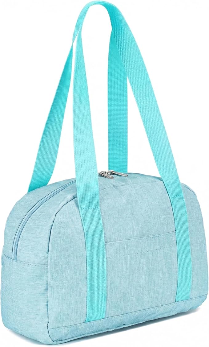 Mini Gym Bag for Women Girls, 12 inch Small Gym Tote, Lightweight Small Carry On Duffle Bag for Travel Sports