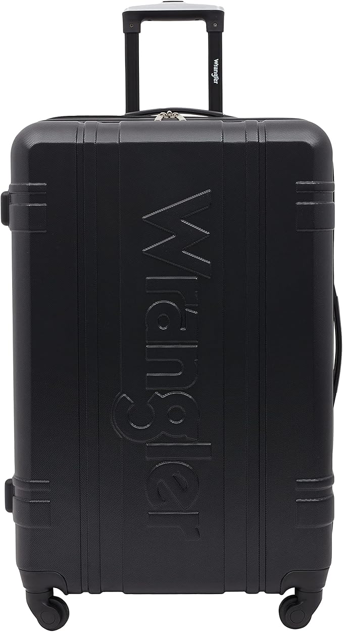 Wrangler Venture Luggage and Travel Set, Black, 7-Piece Set