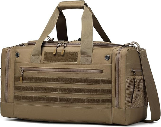 45L Gym Bag for Men & Women, Tactical Military Duffle Bag for Travel Weekender Gym Workout Deployment, Large Sports Bag for Hockey Football Baseball Soccer Basketball