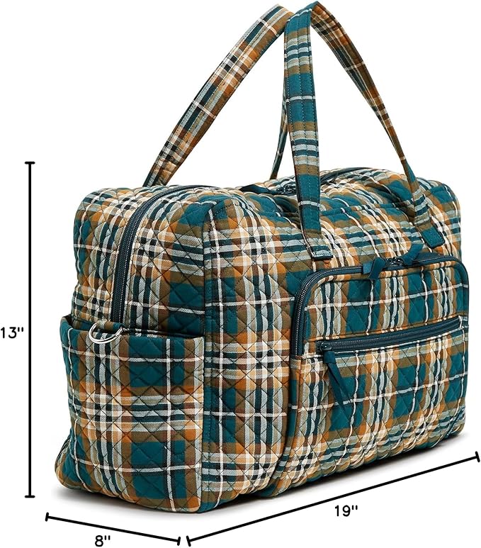 Vera Bradley womens Cotton Weekender Travel Bag
