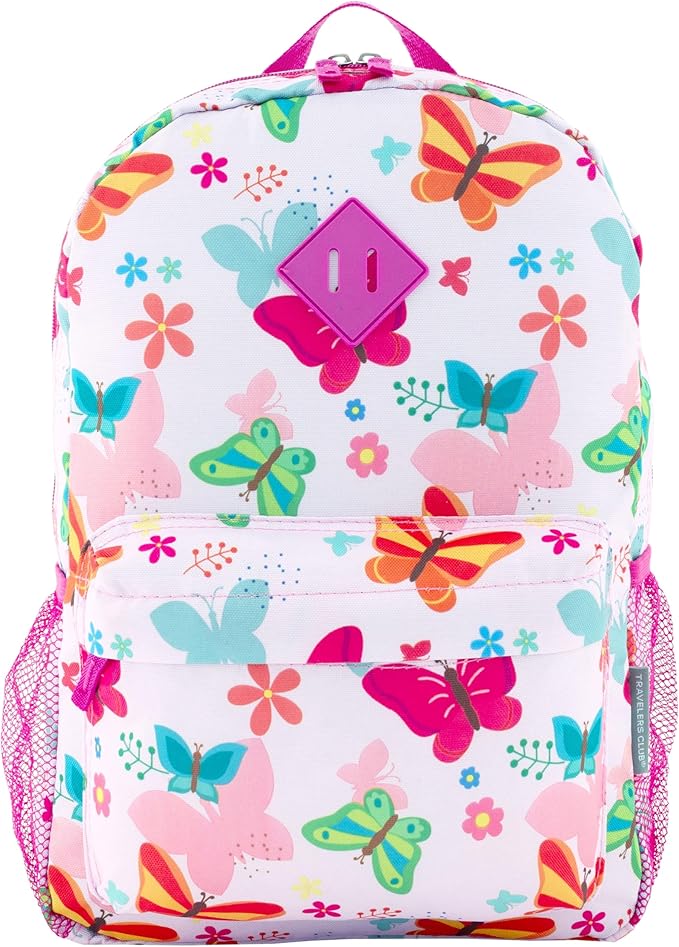 Travelers Club 5 Piece Kids' Luggage Set, Butterfly