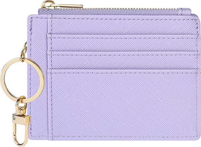 Sodsay Card Case Slim Front Pocket Wallet for Women Credit Card Holder with Keychain | Slim, Front Pocket, Credit Card Holder, with Keychain