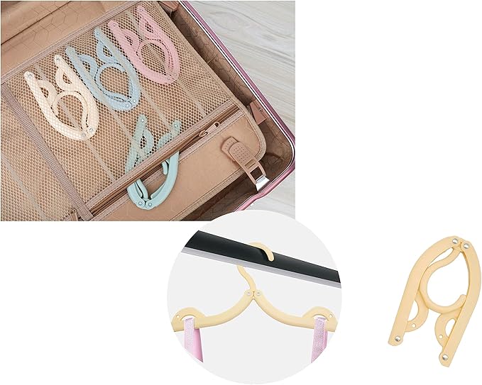 12 Pcs Portable Multifunctional Folding Clothes Hanger Travel and Business Enthusiasts are Used to fold Clothes Hanger