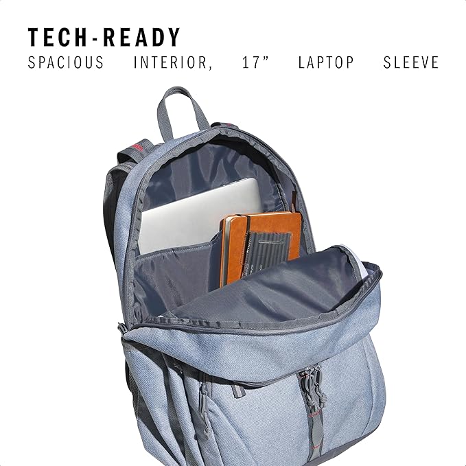 adidas Prime Backpack for Work, Travel Bag for Women and Men with Padded Compartment for Laptop