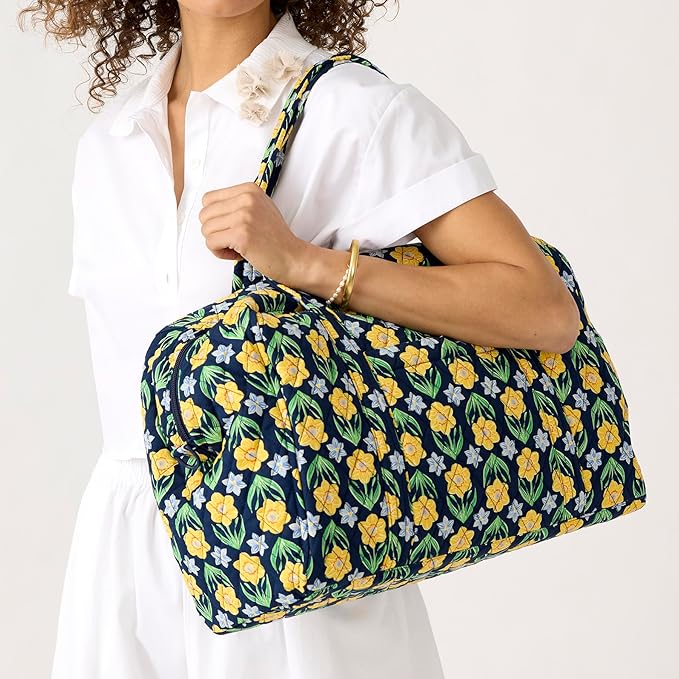 Vera Bradley Women's Miramar Weekender Travel Bag - Premium Cotton