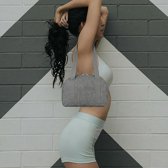 Mini Gym Bag for Women Girls, 12 inch Small Gym Tote, Lightweight Small Carry On Duffle Bag for Travel Sports