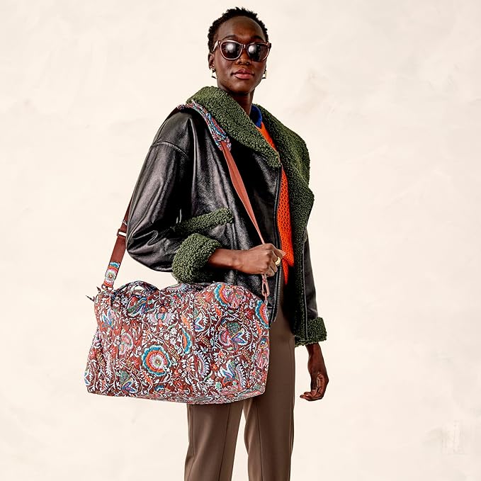 Vera Bradley Women's Miramar Weekender Travel Bag - Premium Cotton