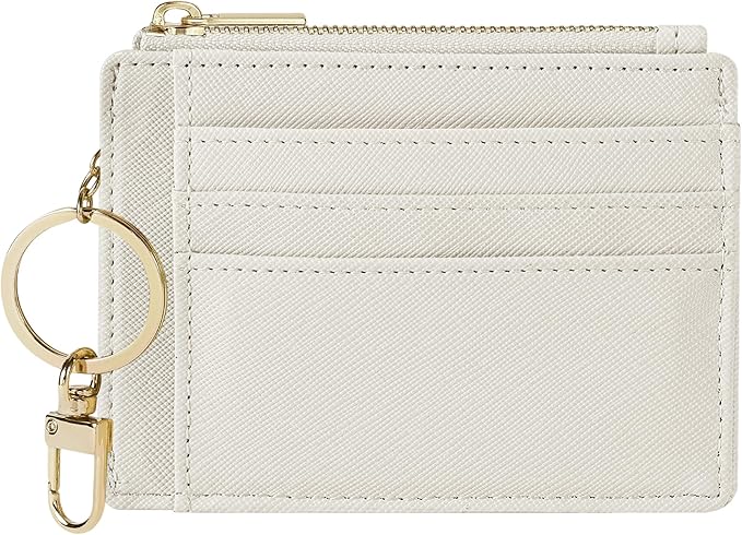 Sodsay Card Case Slim Front Pocket Wallet for Women Credit Card Holder with Keychain | Slim, Front Pocket, Credit Card Holder, with Keychain