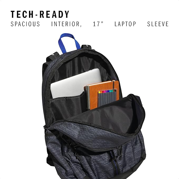 adidas Prime Backpack for Work, Travel Bag for Women and Men with Padded Compartment for Laptop
