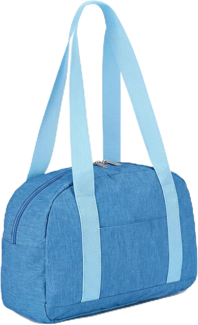 Mini Gym Bag for Women Girls, 12 inch Small Gym Tote, Lightweight Small Carry On Duffle Bag for Travel Sports