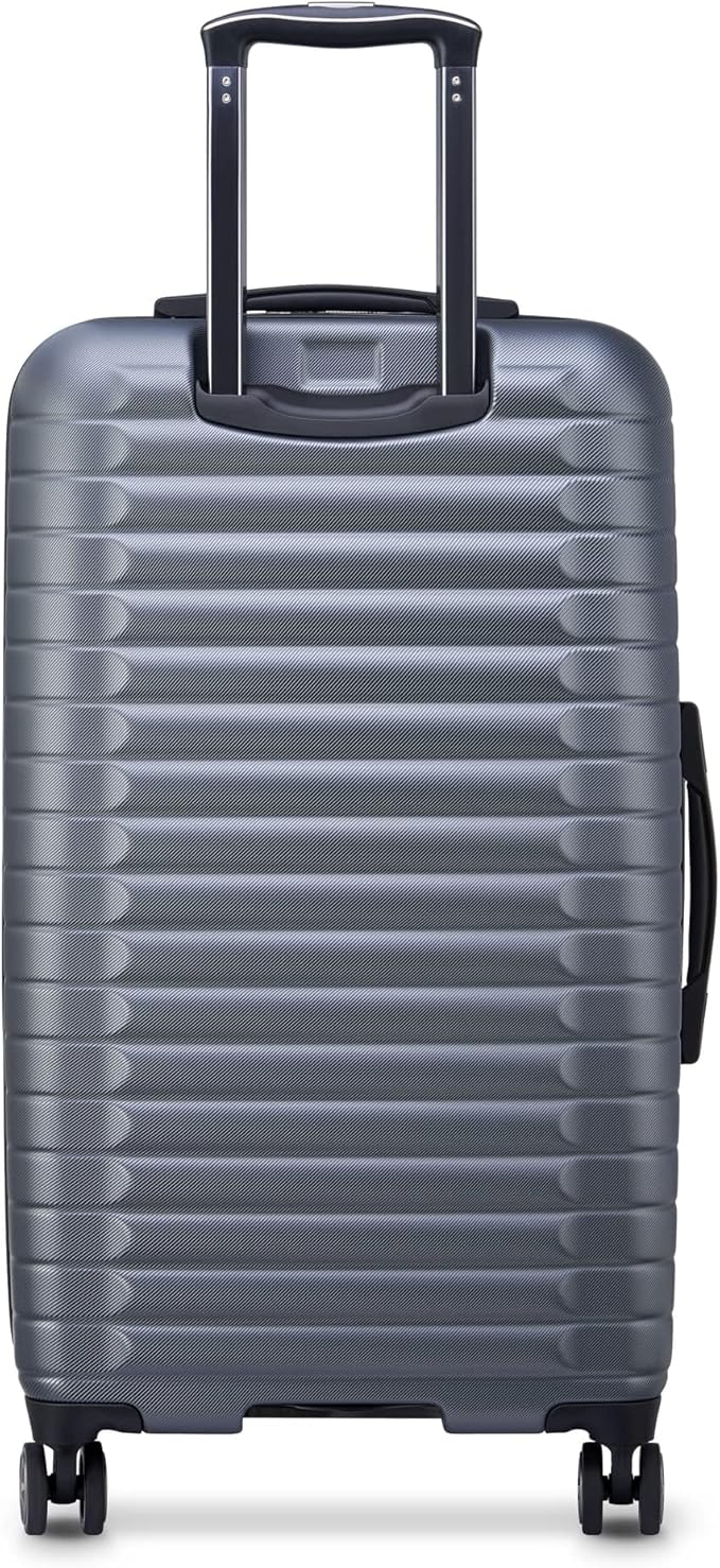 DELSEY PARIS Cruise 3.0 Hardside Expandable Luggage with Spinner Wheels, Graphite, Checked 26 Inch Trunk