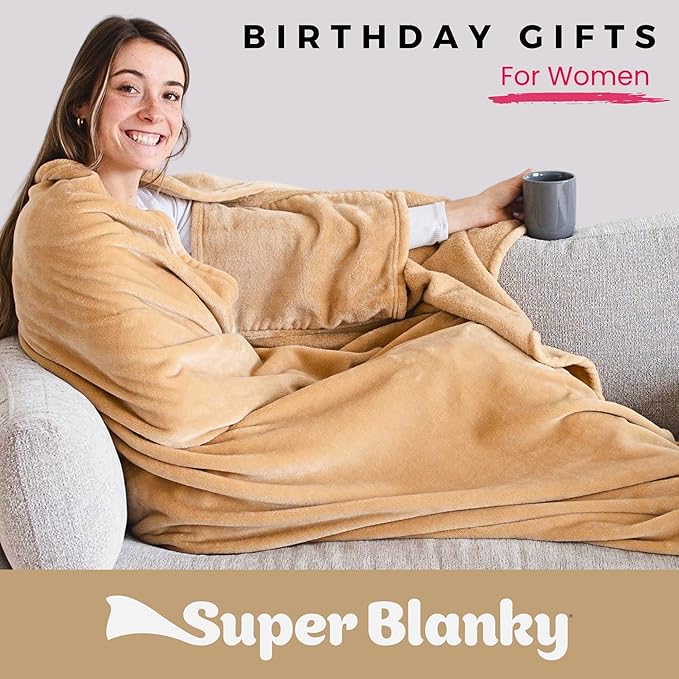 Wearable Blankets for Women, Adult Wearable Blanket Men, Mother's Day Gifts for Her, Wife Birthday Gift Ideas