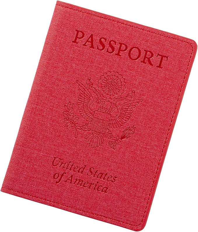 Passport Holder,Travel Essentials for women,Travel Gifts(Gold Rose)
