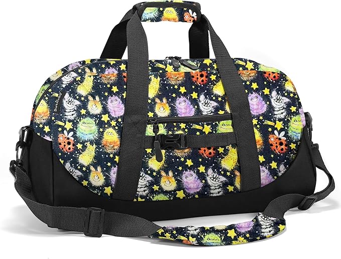 Stumdo Kids Overnighter Duffel Bags for kids, Carry-On Size & Ideal for School Practice or Overnight Travel Weekender Tote for Travel Gym Sport bag for Boys & Girls (11gshou)