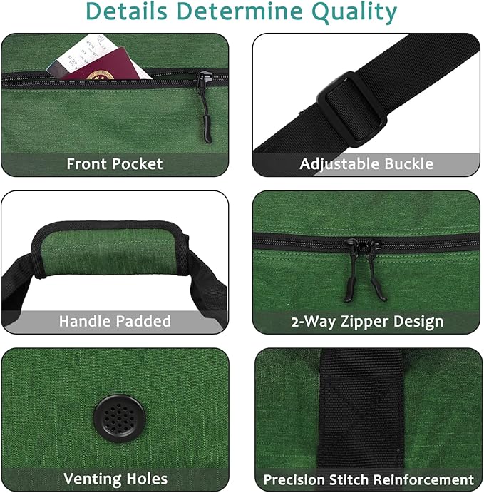 Foldable Travel Duffle Bag for Men Women, Waterproof with Shoe Compartment, 80L 120L Large Collapsible Luggage Bag, Lightweight Packable Duffel for Travel Sports Gym Airline Carry On Checked Bag