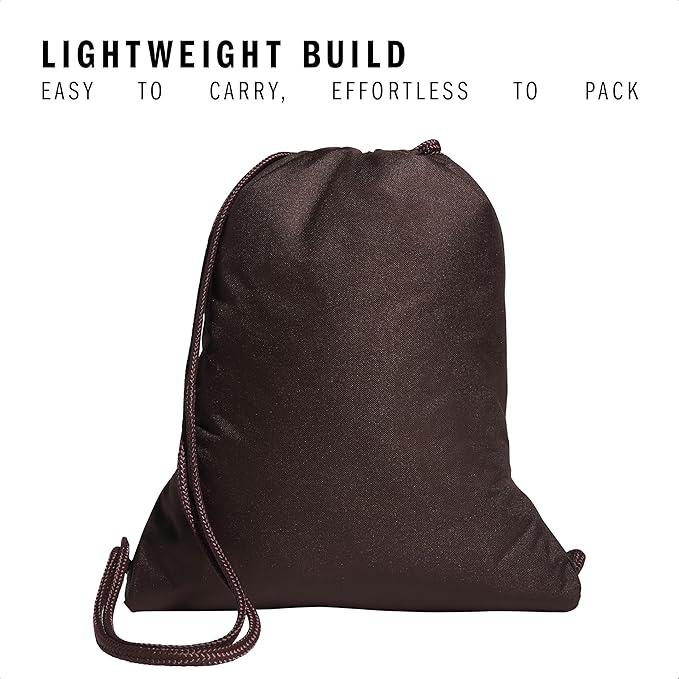 adidas Alliance Sackpack – Drawstring Backpack for Sports, Small Gym Bag