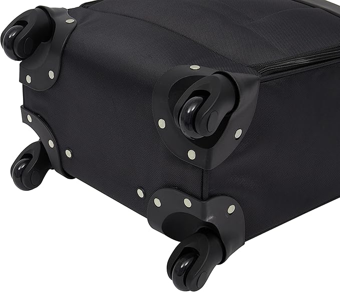 Wrangler 17" Underseat Spinner Carry-On Luggage, Charcoal