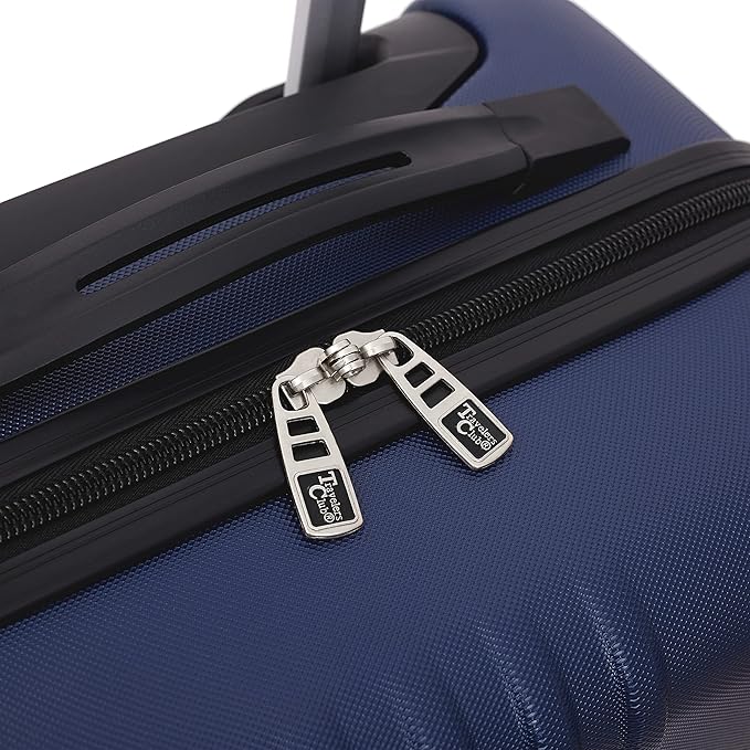 Travelers Club Cosmo Luggage, Navy Blue - 20 Inch, 20-Inch