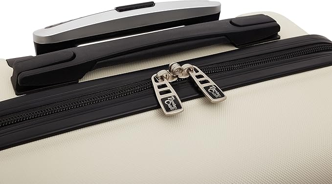 Travelers Club 22" Richmond Spinner Carry-On Luggage, Bone