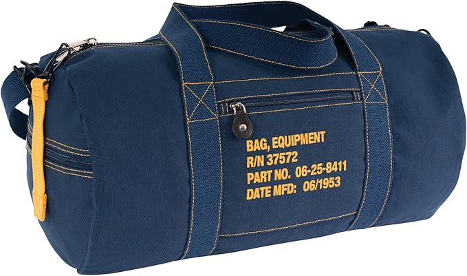 Rothco Canvas Equipment Duffle Bag – Travel & Gym Bag with Heavyweight Cotton Canvas Material – Great for Storing Gear, Clothing, and More