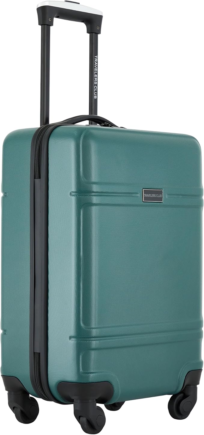 Travelers Club Skyline 22" Carry-On Spinner Luggage, Rain Forest