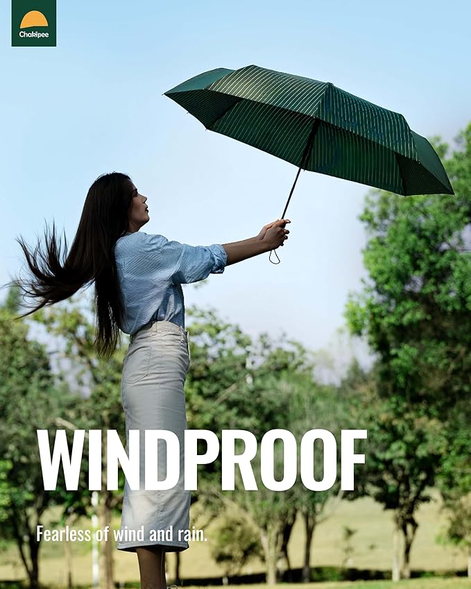 Travel Compact Umbrella Windproof - Portable Automatic for Rain, Folding Umbrella for Men and Women, Portable 210T Fabric