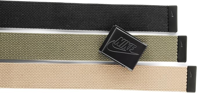 Nike Men's 3 Pack Web Belt