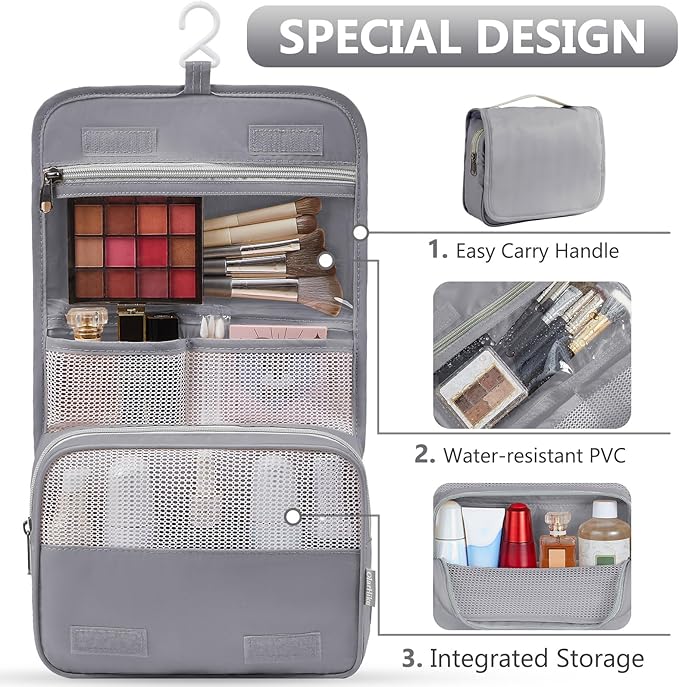 8 Set Packing Cubes for Travel, Gifts for Women Mom,Anti-Tearing Suitcase Organizer for Luggage with Shoe & Hanging Toiletry Bag,OlarHike Vacation Essentials & Accessories for Cruise Ship