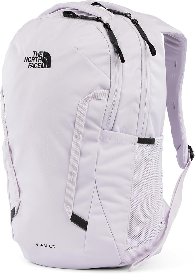 The North Face Women's Vault Everyday Laptop Backpack - Commuter Travel Bag, Water-Repellent, Spacious Main Compartment, Lavendaer Fog, One Size