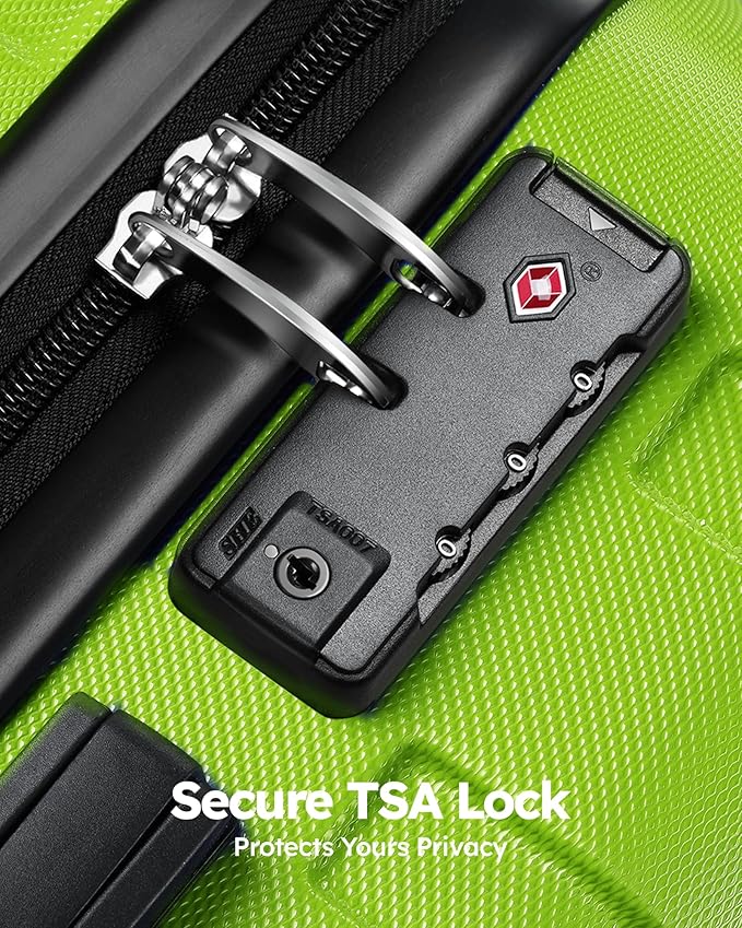 Suitour 2 piece luggage sets Hard Shell Luggage Set with Spinner Wheels, TSA Lock, 20 24 inch Travel Suitcase Sets