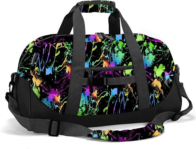 Stumdo Kids Overnighter Duffel Bags for kids, Carry-On Size & Ideal for School Practice or Overnight Travel Weekender Tote for Travel Gym Sport bag for Boys & Girls (11ymao)