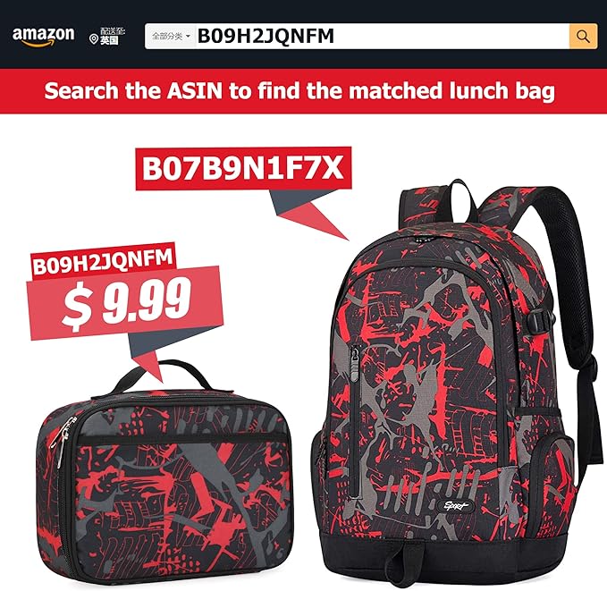 rickyh style School Backpack Travel Bag for Men & Women Lightweight College Back Pack with Laptop Compartmen